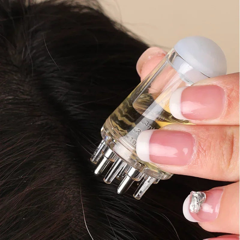 Hair Growth Scalp Medicine Supplying Device Ball Smear